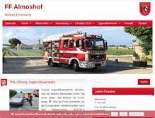 Tablet Screenshot of ff-almoshof.de